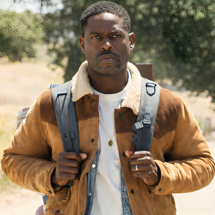 Sterling K Brown Paradise Suede Jacket - Image 1